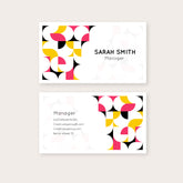 Plantable Abstract Dots Business Cards - 250 Cards